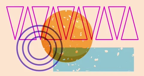 Risograph elements background Video stock 332701576