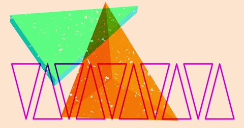 Risograph elements background video Video stock 332701575