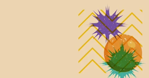 Risograph geometric elements video Stock Footage 330566489