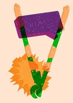 Risograph Heavy Duty Large Cable Cutter, old cutter for wire or steel bars .. Stock Illustration