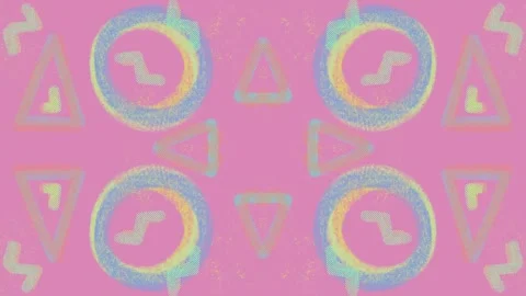 Risograph mandala animation. Stock Footage 248248445