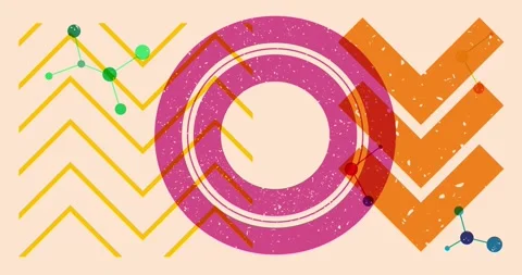 Risograph Object, Geometry elements Stock Footage 285577283