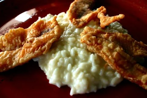 Risotto with fish Stock Photos