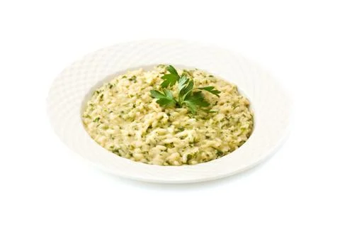Risotto with herbs Stock Photos