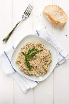 Risotto with hops Stock Photos