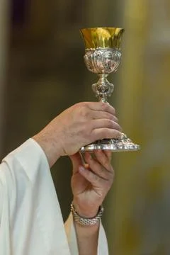 The rite of the Eucharist Stock Photos