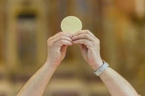 The rite of the Eucharist Stock Photos