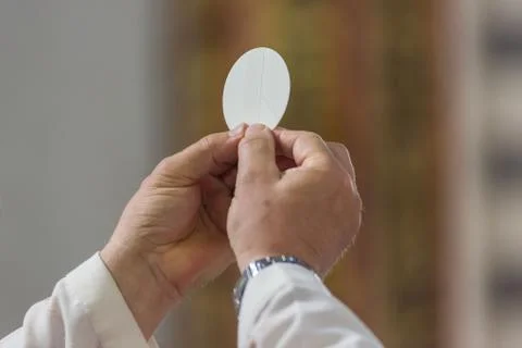The rite of the Eucharist Stock Photos