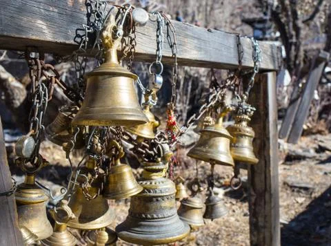 The ritual bell Stock Photos