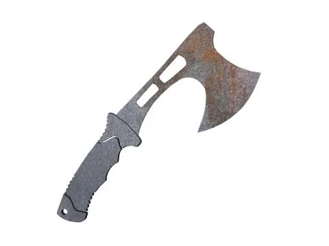 Ritual decorated ax as a weapon Stock Illustration