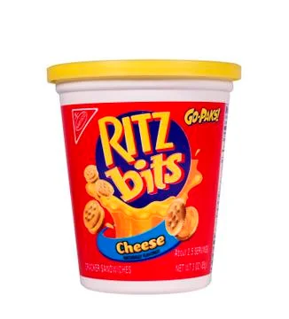 Ritz bits go-packs 库存照片
