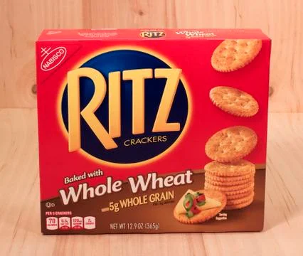 Ritz crackers Stockfoto's