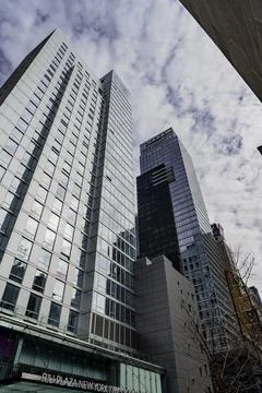 RIU Plaza building seen in New York City Stock Photos