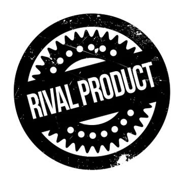 Rival Product rubber stamp Illustrazione stock