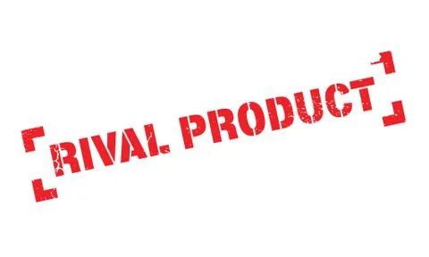 Rival Product rubber stamp Illustrazione stock
