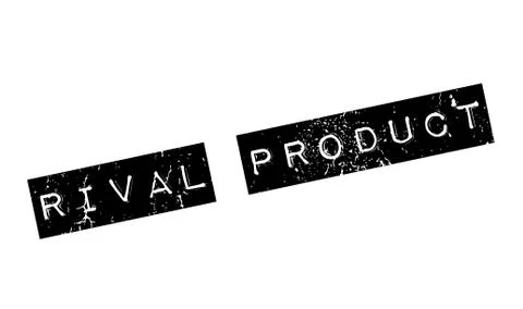 Rival Product rubber stamp Illustrazione stock