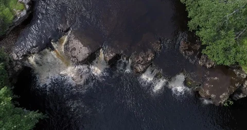 River from above Stock Footage 86404683