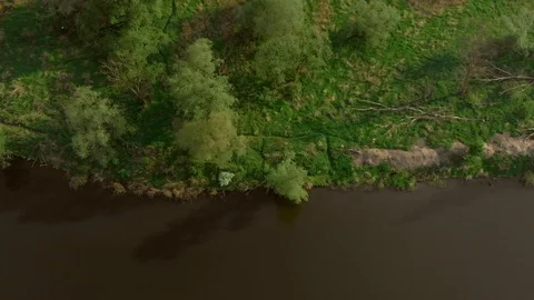 River from above Video stock 89588926