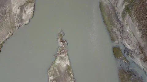 River from above Video stock 169688095