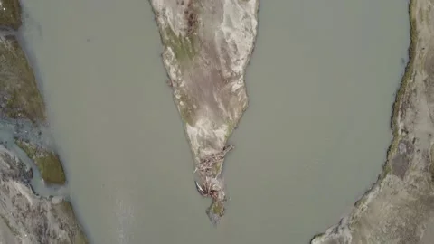 River from above Video stock 169688162