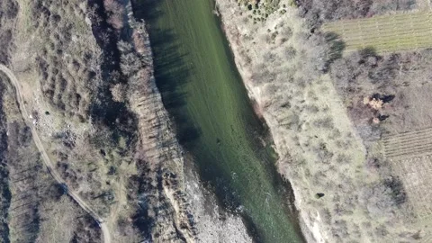 River from above Video stock 169688312