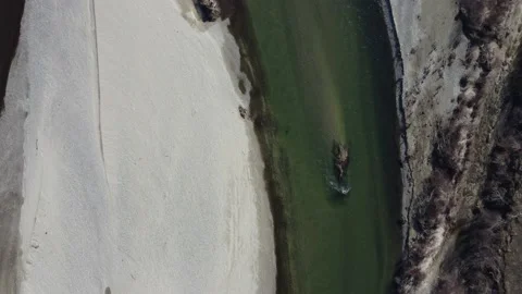 River from above Video stock 169888142