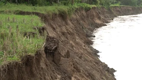 River abrasion disaster Stock Footage 277213073