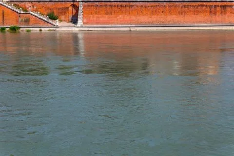 The river Adige Stock Photos