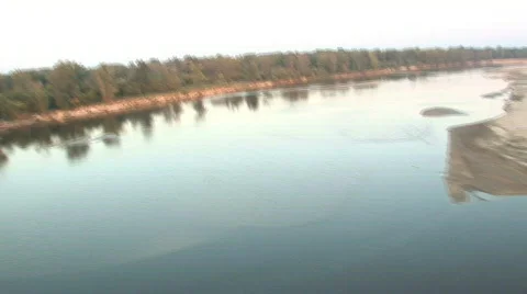 River aerial 1 Video stock 308089