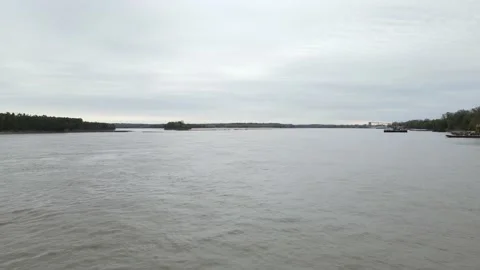 River Aerial Stock Footage 170394000