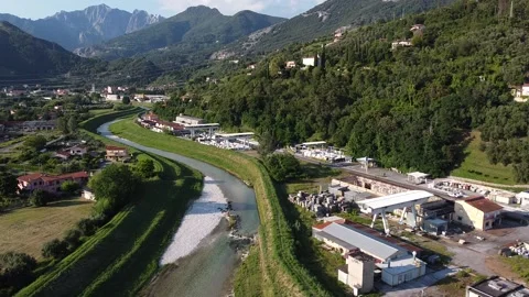 River aerial view Video stock 135306972