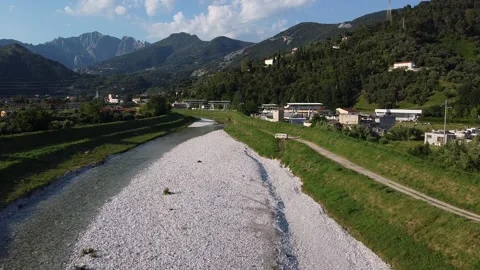 River aerial view Video stock 135307137