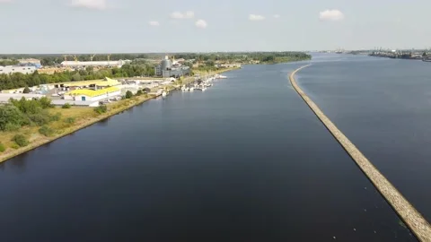 River aerial view Video stock 162653843