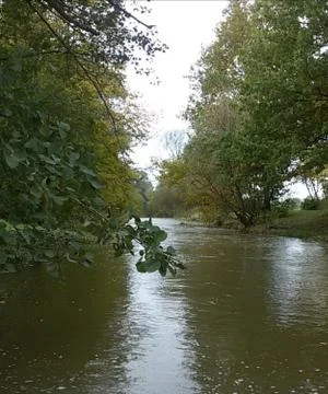 RIVER   after  raining Stock Photos