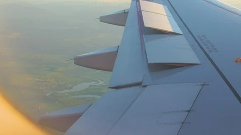 River From An Airplane Stock Footage 116677827
