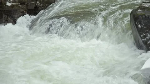 River in the alps Stock Footage 10887559