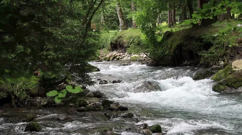 River in Alps Stock Footage 27621013