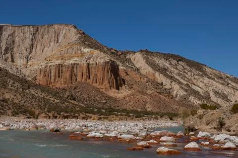 River on the Altiplano Stock Photos