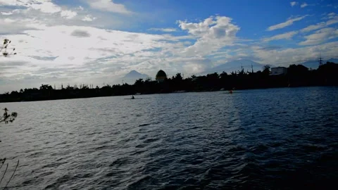 River and blue sky Stock-Footage 229603339