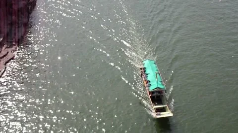 River and boat Stock Footage 154328456