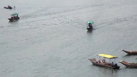 River and boat Stock-Footage 154410978