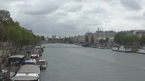 River and boats Stock Footage 98712165