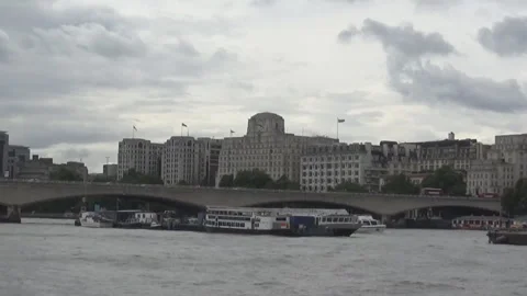 River and bridge Stock Footage 86202707