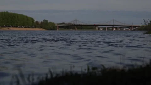 River and bridge Stock Footage 155475319