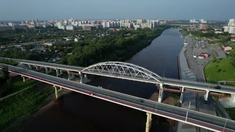 River and bridge Stock Footage 218026634