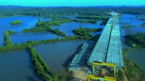 River and bridge Stock Footage 280224657