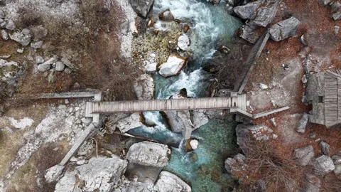 River and a bridge Stock Footage 320077747