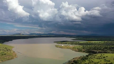 RIVER AND CLOUDS Stock Footage 166063115