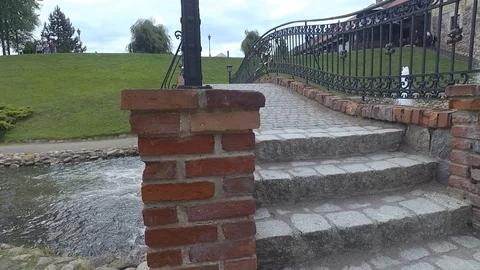 The river and current, waterfall Stock Footage 91102985