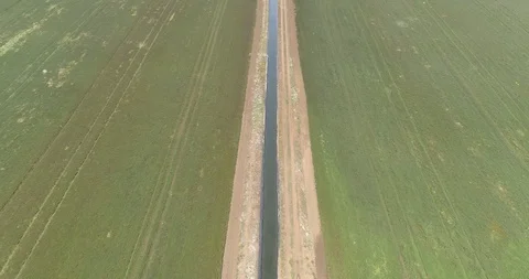 River and fields Stock Footage 124858264